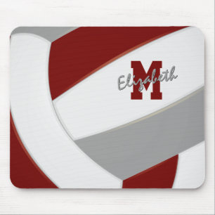 Marongraue Mannschaftsfarben personalisierte Volle Mousepad