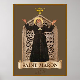 Maronite-Symbol Extra Large 40,00" x 53,33 Poster