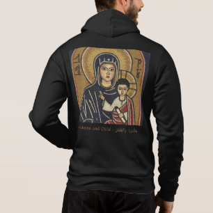 Maronitische Kirche Kreuz mit Jesus und Maria Hood Hoodie