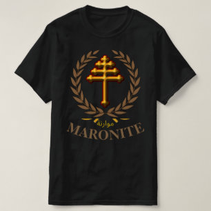 MARONITISCHES (Offizielles Kreuz) T-Shirt