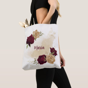 Maroon-Beige Tasche