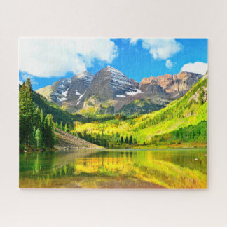 Maroon Bells, Aspen, Colorado Sommerlandschaft