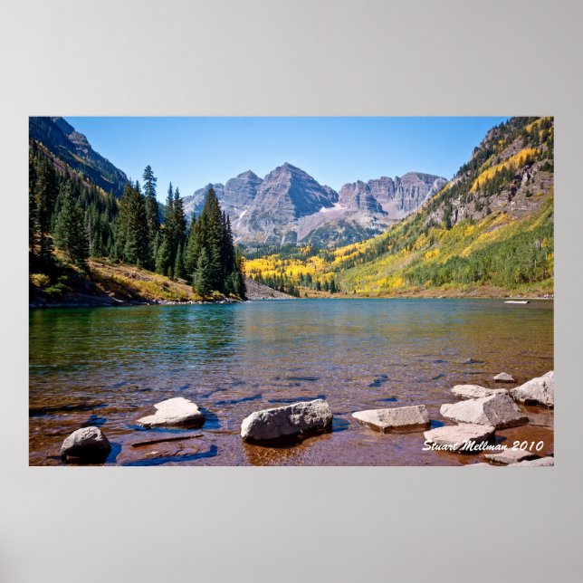 Maroon Bells Landscape Poster (Vorne)