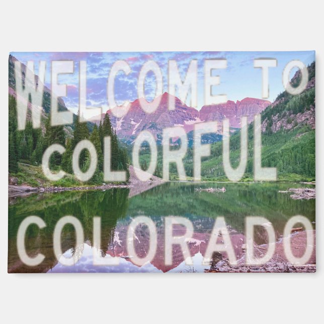 Maroon Bells Magnet (Vorderseite)