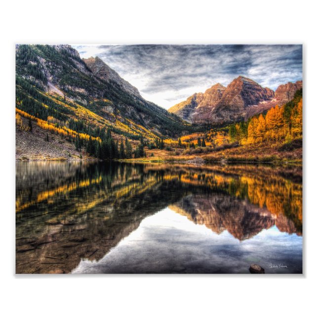 Maroon Bells Morning 10" x 8" Fotodruck (Vorne)
