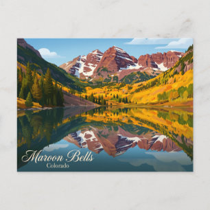 Maroon Bells USA Postkarte