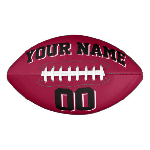 MAROON BLACK UND WEISS, kundenspezifischer Fußball Football