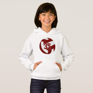 maroon blanc de l'équipe couleurs jersey nombre vo