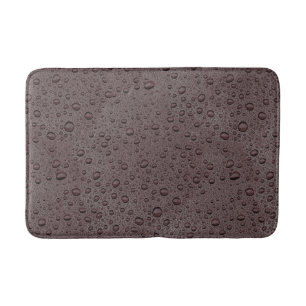 Maroon-Braunwasser-Tropfen Badematte