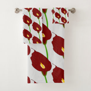 Maroon Cala Lily Design