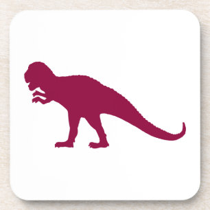 Maroon Dinosaur Untersetzer
