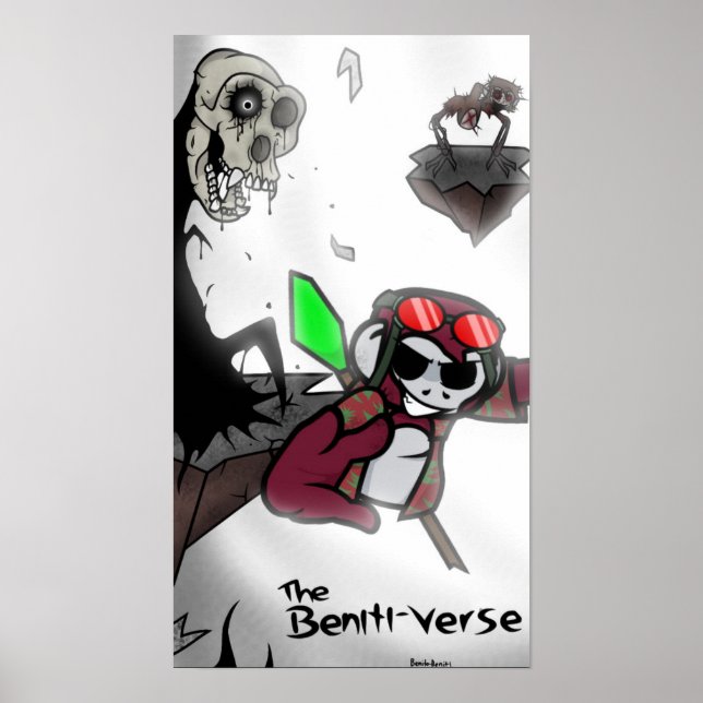 Maroon Fluchtplakat Poster (Vorne)