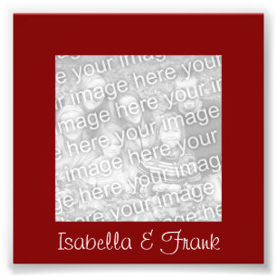 Maroon Frame Foto