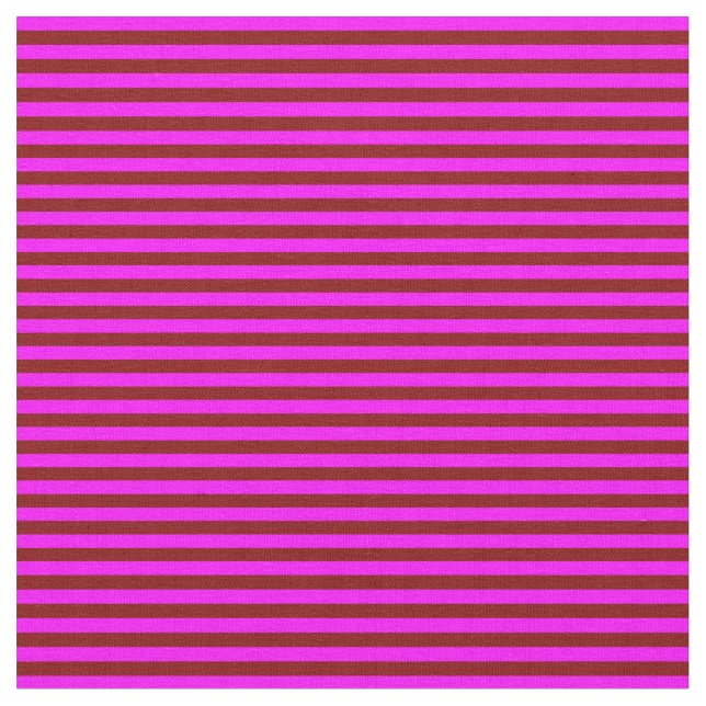 Maroon & Fuchsia Lines Pattern Stoff (Nahaufnahme)
