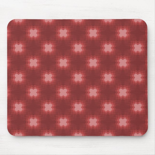 Maroon Funky Flair Mousepad (Vorne)