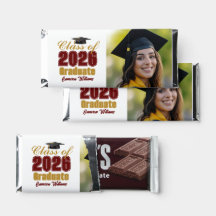 Maroon Gold Class of 2026 Photo Graduation Party
