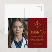 Maroon Gold Osteopathisches Doctor Foto Vielen Dan
