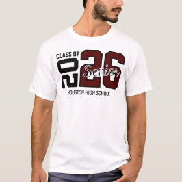 Maroon Gratuliere Abschluss T-Shirt