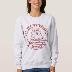 Maroon Groundhogs Light Sweatshirt - Damen