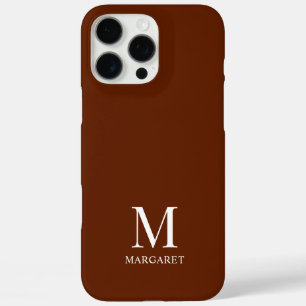 Maroon individualisierbarer Name Erstmalig iPhone 16 Pro Max Hülle