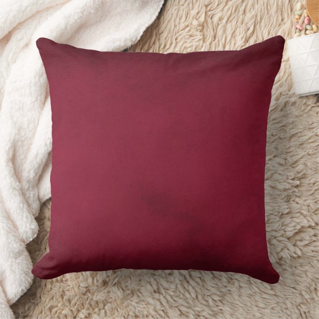 Maroon künstlerisch, elegant, modern Throw Kissen (Decke)