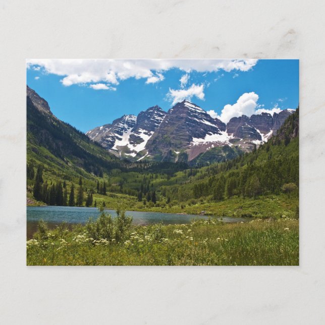 Maroon Lake Postkarte (Vorderseite)