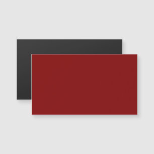 Maroon Magnetic Business Card Magnetkarte