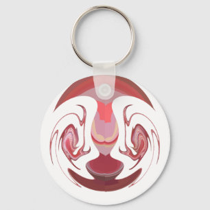 Maroon Majestät: Rustikale Strahlung in texturiert Schlüsselanhänger