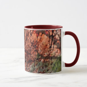 Maroon manipulé Arbres à couche Mug