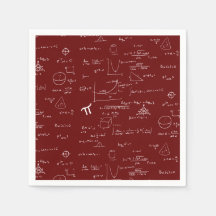 Maroon Math Equations Graphics Abschluss