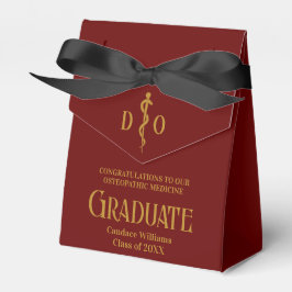 Maroon Osteopathic Medical School Graduation Party Geschenkschachtel
