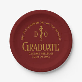 Maroon Osteopathic Medical School Graduation Party Pappteller