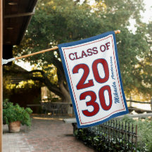 Maroon Red Blue White Black gratuliert Grad