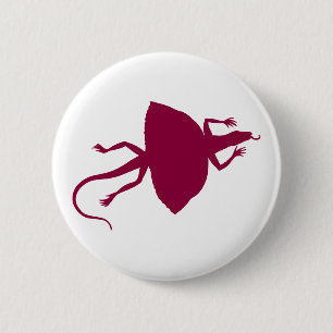 Maroon Reptil Button