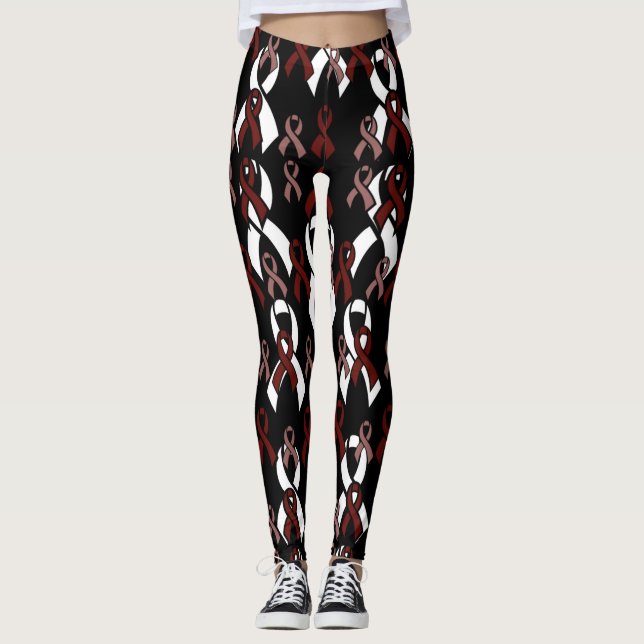 Maroon Ribbons...APS Leggings (Vorderseite)