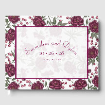 Maroon Rose Wedding