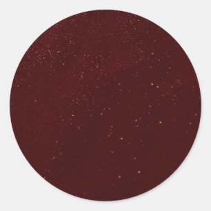 Maroon Sand Runder Aufkleber
