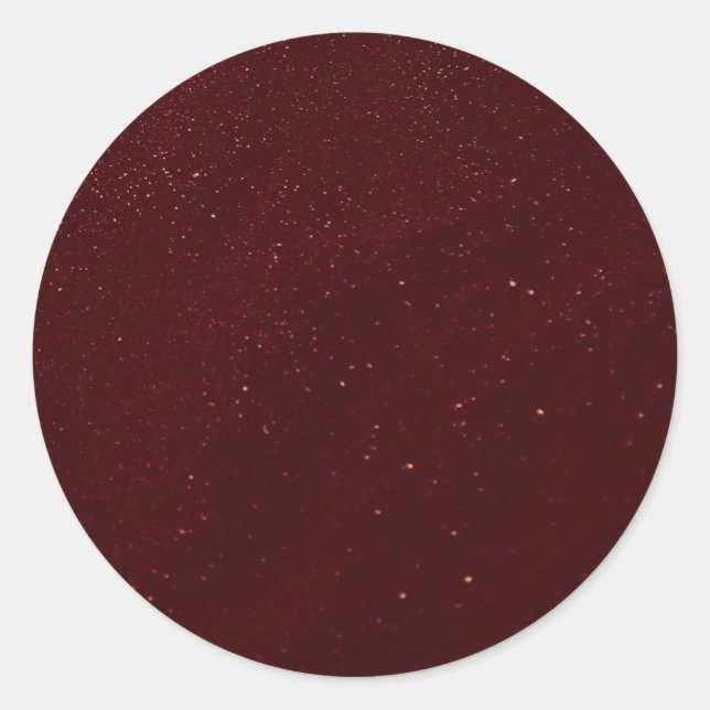 Maroon Sand Runder Aufkleber (Vorderseite)
