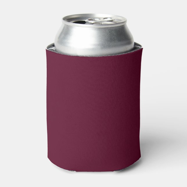 Maroon schlicht minimalistisch dosenkühler (Kanne Vorderseite)