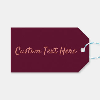 Maroon schlicht minimalistisch geschenkanhänger