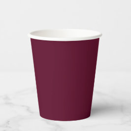 Maroon schlicht minimalistisch pappbecher