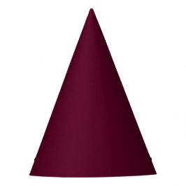 Maroon schlicht minimalistisch partyhütchen