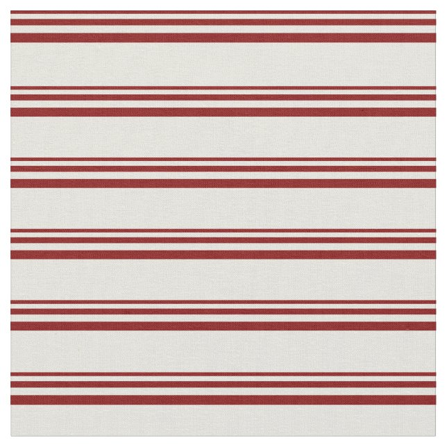 Maroon und Beige Farbmuster Stoff (Nahaufnahme)