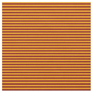 Maroon und Orange farbige Streifen Stoff