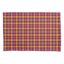 Maroon und Orange Sporty Kariert