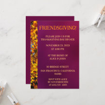 Maroon Verlasst Erntedank Friends Giving