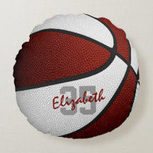 Maroon Weiße Jungs sportlicher Basketball