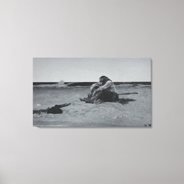 Marooned Pirate Leinwanddruck (Vorderseite)