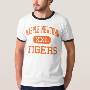 Marple Newtown - Tiger - hoch - Newtown-Quadrat T-Shirt