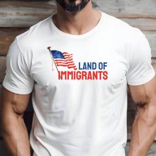 Marque anti-Trump drapeau rouge bleu T-shirt